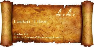 Laskai Libor névjegykártya